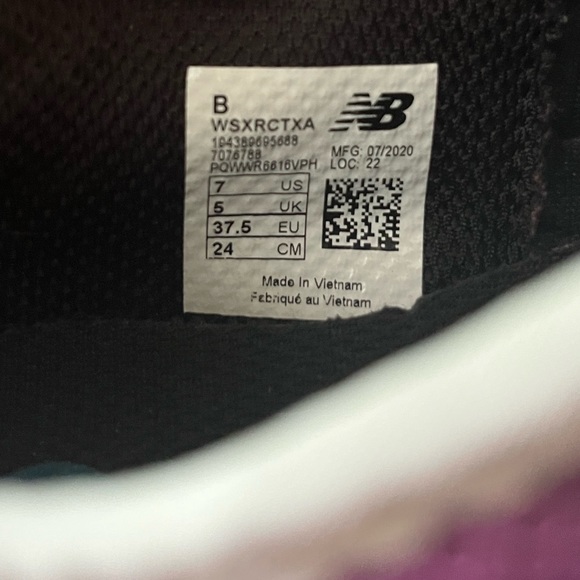 🏃♀️ Purple and Teal New Balance Sneakers Size 7 - Picture 10 of 10